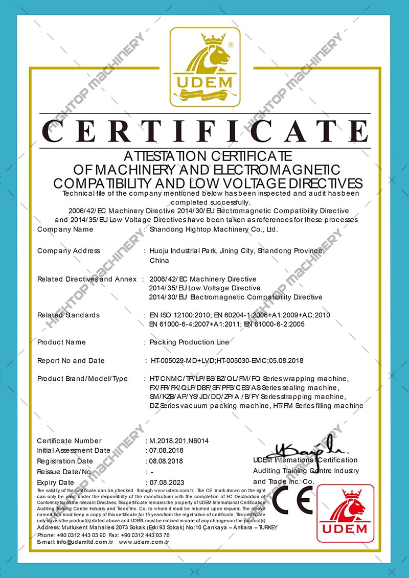 CE certificate