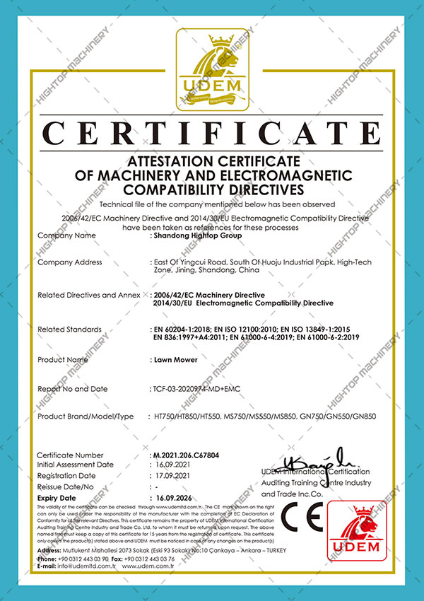 CE certificate