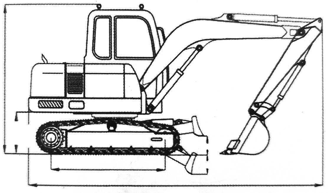 HT35 3.5T Small Excavator