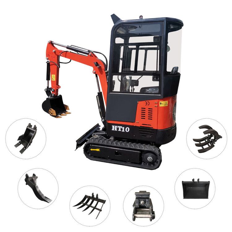 HT10 1ton mini excavator with Cabin