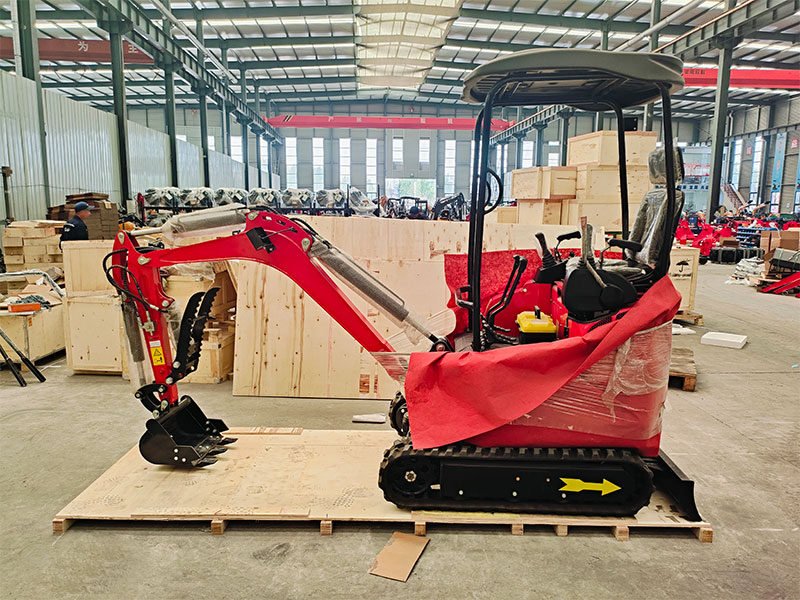 HT18 Mini Excavator sent to Russian